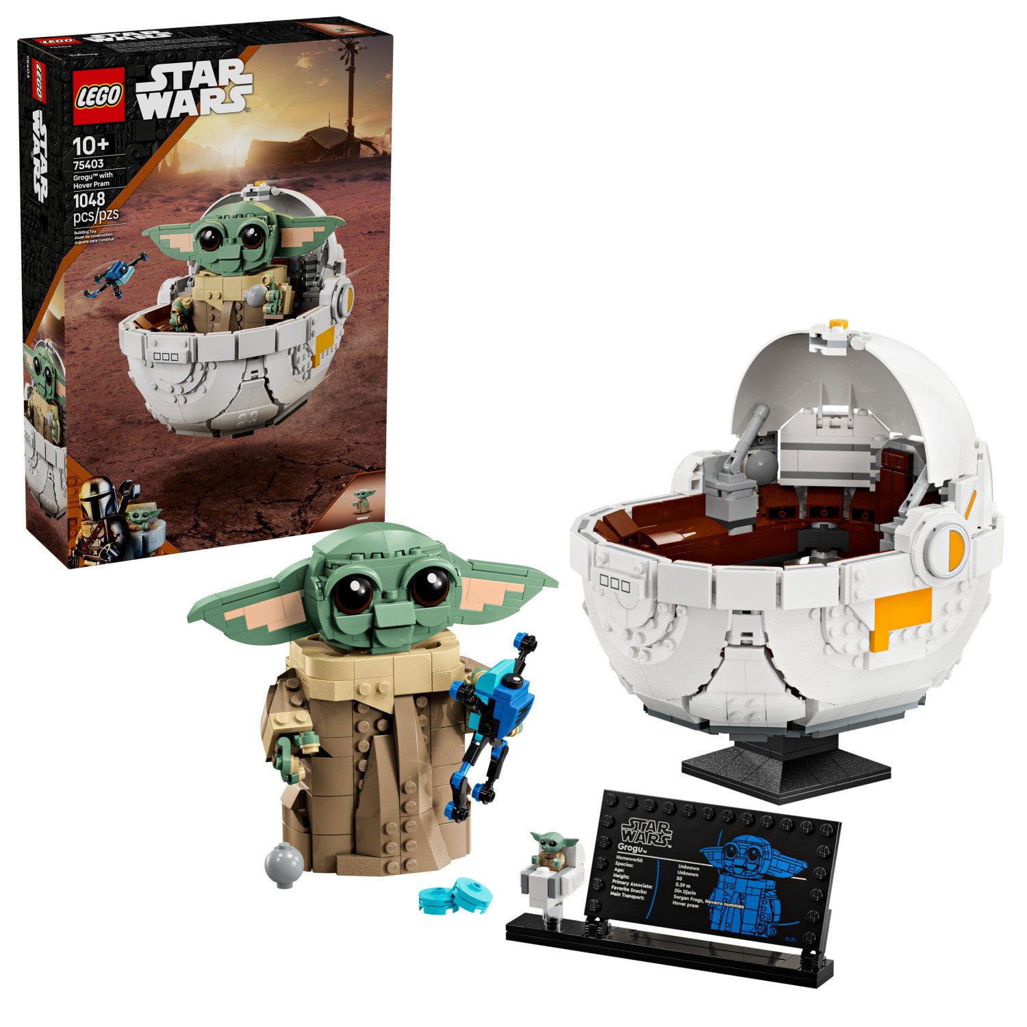LEGO Star Wars The Mandalorian: Grogu with Hover Pram Buildable