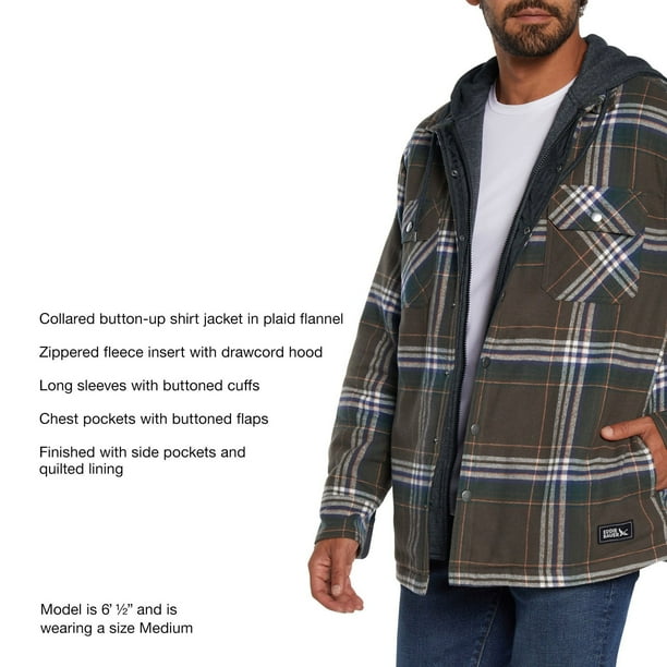 Eddie Bauer Men's Hooded Shacket - Samsclub.com