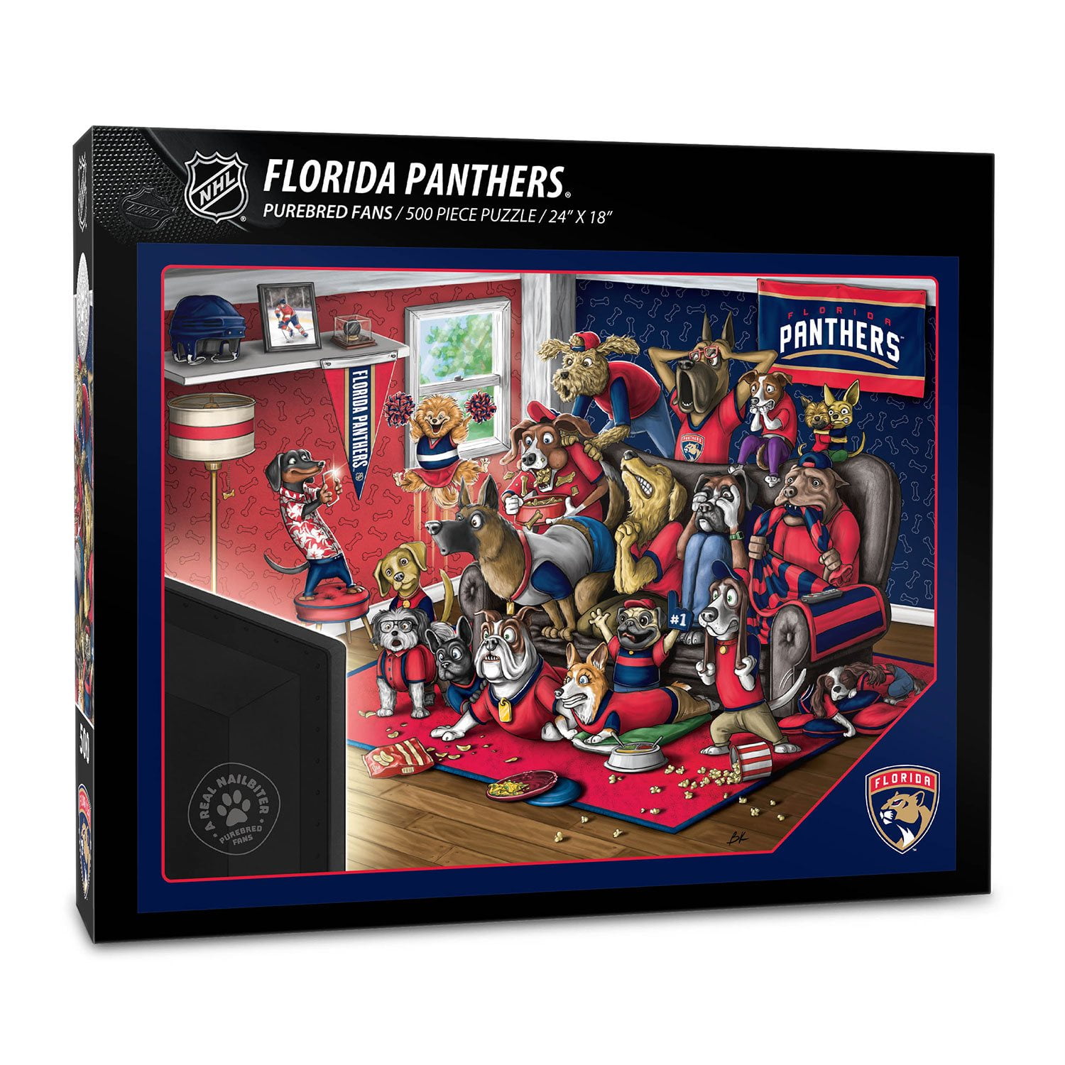 YouTheFan NHL Purebred Fans 500pc Puzzle, Assorted Teams