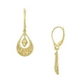 thumbnail image 2 of Diamond Cut Filigree Design Teardrop Earring in 14K Gold, 2 of 4