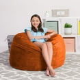 thumbnail image 2 of Comfy Sacks Kids 3’ Memory Foam Bean Bag Chair, Choose Color, 2 of 6