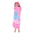 thumbnail image 1 of Kids Character 100% Cotton Hooded Towel With Hand Pockets, 1 of 9