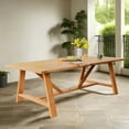 thumbnail image 4 of Cambridge Casual Salinas Teak Wicker Dining Set, 7pc, 4 of 12