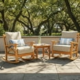 thumbnail image 5 of Cambridge Casual Catalina Teak Deep Seating Rocker, 5 of 11