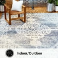 thumbnail image 4 of Nicole Miller New York Patio Sofia Magnolia Area Rug - Navy Blue/Ivory, 4 of 9