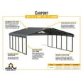 thumbnail image 12 of Arrow 20' x 20' x 9' Carport, 12 of 20