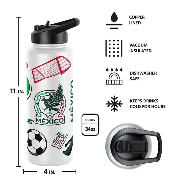 World Cup 2026 34oz Quencher Bottle, Assorted Countries - Samsclub.com