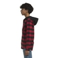 thumbnail image 4 of Levi's Boys Hooded Flannel Shirt, 4 of 8