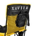 thumbnail image 5 of Logo Brands Xavier of Louisiana Gold Diggas Hard Arm Chair, 5 of 6