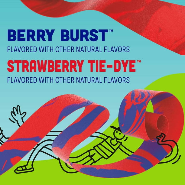 Fruit By The Foot Tie-Dye Fruit Flavored Snacks Variety Pack, 0.75