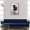 thumbnail image 3 of Graceful Horse Black and White Canvas Print by Oliver Gal Prints, 3 of 4