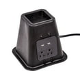 thumbnail image 2 of Black Bed Risers with Power Outlets & USB Ports, 5.5", Set of 4, 2 of 9