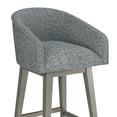 thumbnail image 16 of HH2 Home Upholstered Barrel Back Wood Adjustable Height Swivel Bar Stool, 16 of 19
