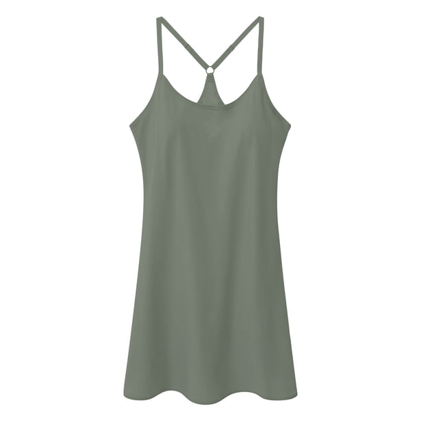 outdoor voices green exercise dress Myla Dress in Pear Green | OMNES | Ethical & Affordable Clothing main image 1