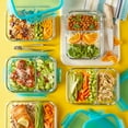 thumbnail image 2 of Pyrex Meal Prep 10-Piece Divided Glass Food Storage Set, 4-Cup Capacity, 2 of 6