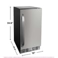 thumbnail image 3 of Frigidaire Gallery Built-In Stainless Steel Frost Free 2.9 cu ft Refrigerator, 3 of 15