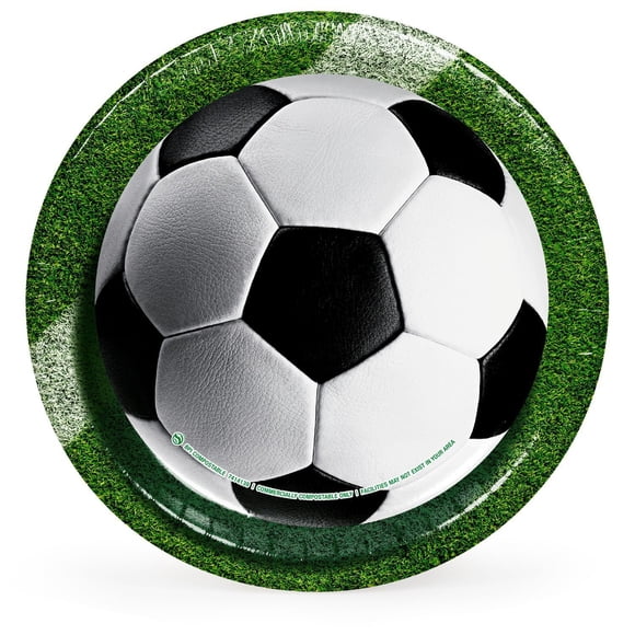 Artstyle World Cup Soccer Paper Plates, 10", 85 ct.