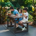 thumbnail image 7 of Lifetime Weather-Resistant Mocha Brown Convertible Bench, 7 of 12