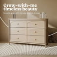 thumbnail image 3 of Graco Olivia 6 Drawer Double Dresser, Choose Color, 3 of 9