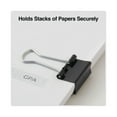 thumbnail image 4 of Universal Steel Wire Binder Clips, 3/8" Capacity, 3/4" Wide, Small, 144 ct., 4 of 8