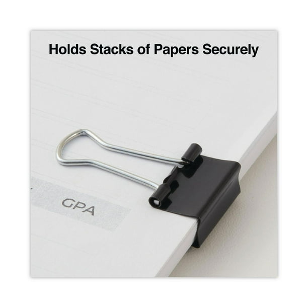 Universal Steel Wire Binder Clips, 3/8