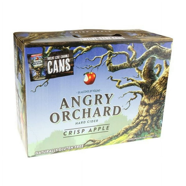 Angry Orchard Crisp Apple Hard Cider, 12 fl. oz. can, 12 pk.