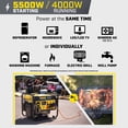 thumbnail image 6 of 5500/4000-Watt RV Ready Portable Open Frame Inverter Generator with Quiet Technology and CO Shield® (CARB Compliant), 6 of 13