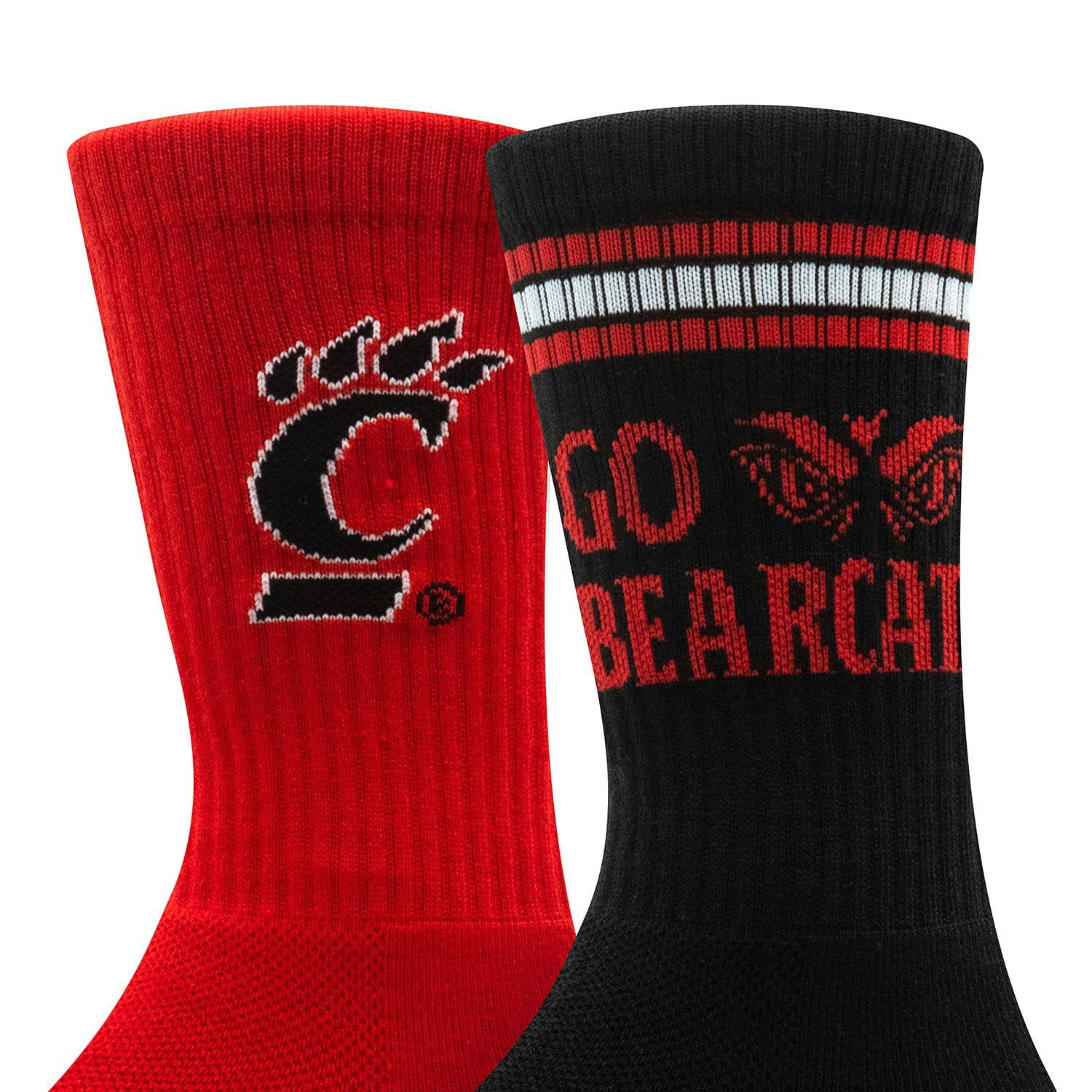 Cincinnati Bearcats Adult 2-Pack Crew Socks - Samsclub.com