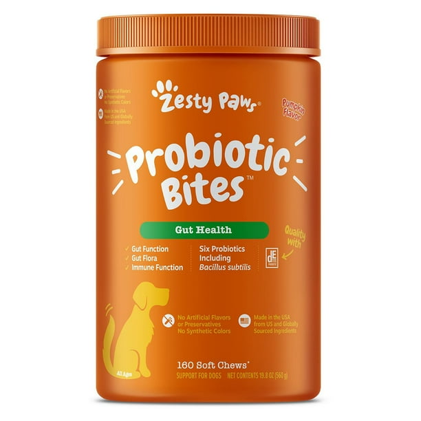 Zesty Paws Probiotic Bites, Pumpkin, 160 ct. - Samsclub.com