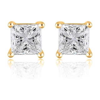 Lab Created 2.00 CT. T.W. Fancy Cut Diamond Stud Earrings