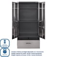thumbnail image 4 of Seville Classics UltraHD Storage Cabinet with Bottom Drawer, 36” W x 18” D or 24” D x 72” H, 4 of 19