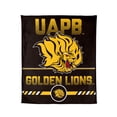 thumbnail image 1 of Logo Brands Arkansas-Pine Bluff Golden Lions 60"x70" Super Plush Blanket, 1 of 7