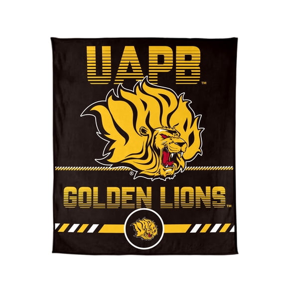 Logo Brands Arkansas-Pine Bluff Golden Lions 60"x70" Super Plush Blanket