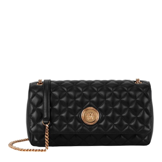 Versace Quilted Leather Shoulder Bag