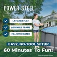 thumbnail image 3 of Bestway Power Steel 18’ x 48” Round Above Ground Pool Set, 3 of 10