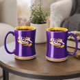 thumbnail image 5 of Logo Brands LSU Tigers 14oz Relief Mug Set, 5 of 5