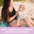 thumbnail image 4 of Aveeno Baby Zinc Oxide Mineral Sunscreen Lotion, SPF 50, 3 fl. oz. 2 pk., 4 of 8
