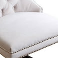 thumbnail image 5 of Milano Velvet Button-Tufted Barstool, Assorted Colors, 5 of 9