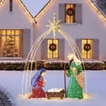 thumbnail image 1 of Member's Mark 7' Pre-Lit Nativity, 1 of 4