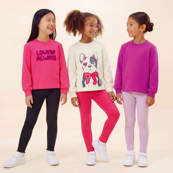 Member's Mark Girls 3-Pack Long Sleeve