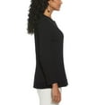 thumbnail image 3 of Rafaella Women's Long-Sleeve V-Neck Top, 3 of 11