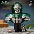 thumbnail image 2 of LEGO Marvel Doctor Doom Bust Building Set, 379 pc., 2 of 6