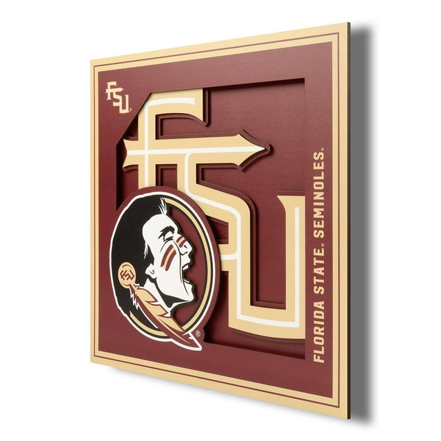 YouTheFan NCAA 3D Logo Series Wall Art - 12x12