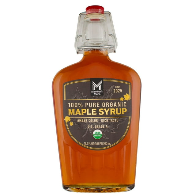 Member's Mark Organic 100% Pure Maple Syrup, 16.9 oz.