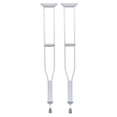 thumbnail image 1 of Medline Youth Aluminum  Crutches, 4’6”–5’2” Tall, 300 lb Capacity, One Pair, 1 of 4