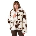 thumbnail image 1 of Edited by Maren Morris Women's Faux Fur Jacket, 1 of 13