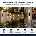 thumbnail image 6 of Westinghouse Solar Outdoor Fence Lights (4-Pack), Dusk-to-Dawn LED Lighting, 3 Color Modes, for Fence, Deck, Wall and Patio, 6 of 10
