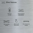 thumbnail image 2 of Serta Baselogic Silver Adjustable Base, 2 of 6
