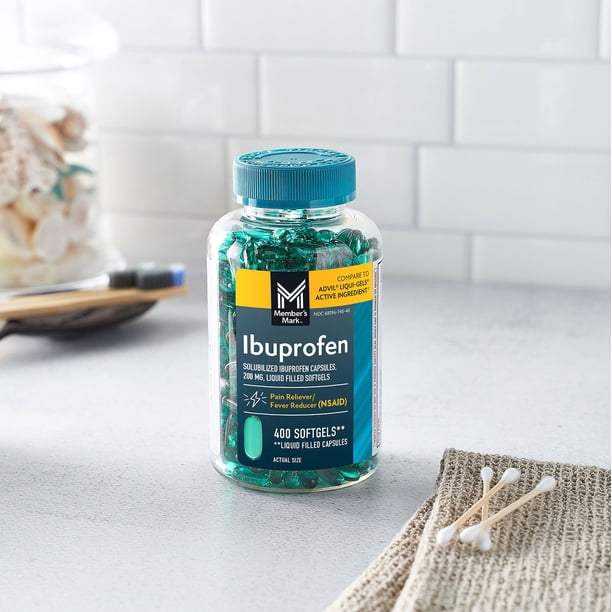 Member's Mark Ibuprofen Softgels, 200 mg, 400 ct. - Samsclub.com