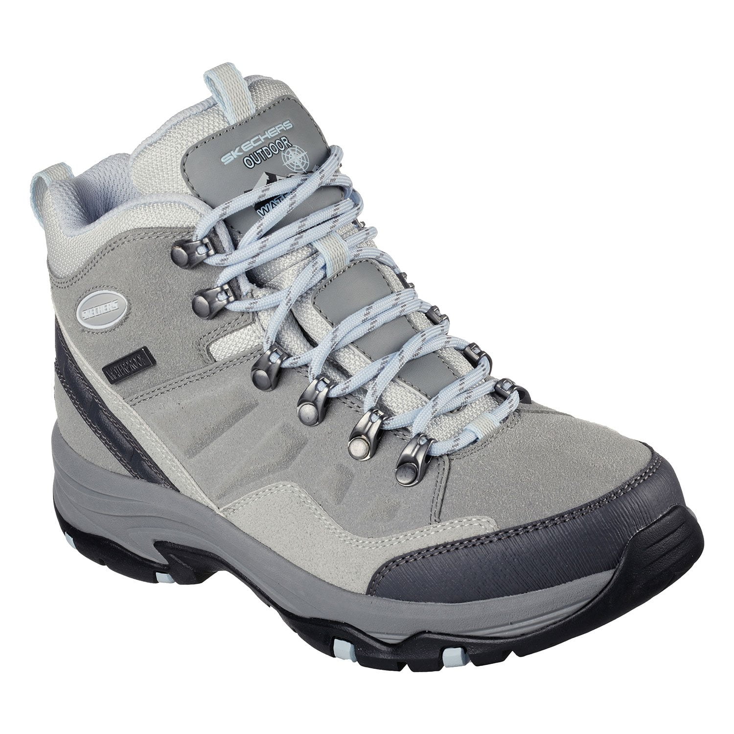 relaxed fit skechers outdoor with air cooled memory foam